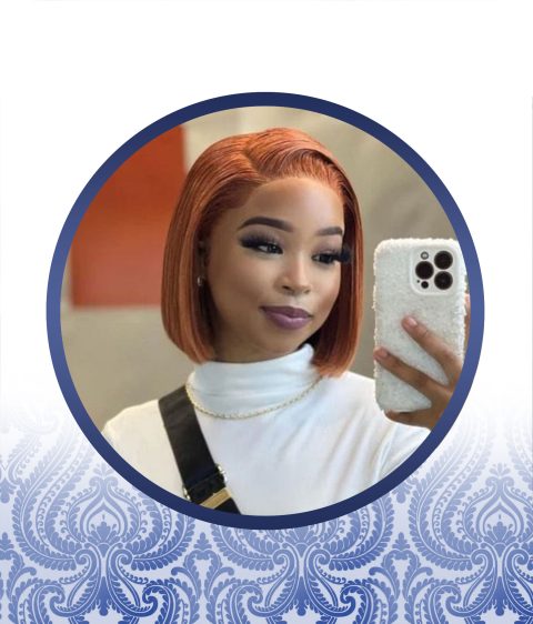 10″ Ginger Orange Lace Frontal Wig