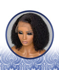 10″ Lace Frontal Malaysian Jerry Curl Wig