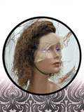 10″ Malaysian Curl Highlighted Lace Frontal Grade10 Wig