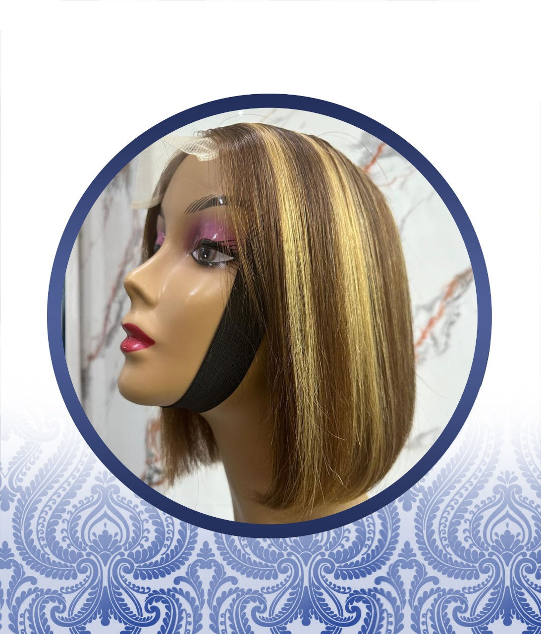 10 inch 4×4 Highlighted Straight Bob