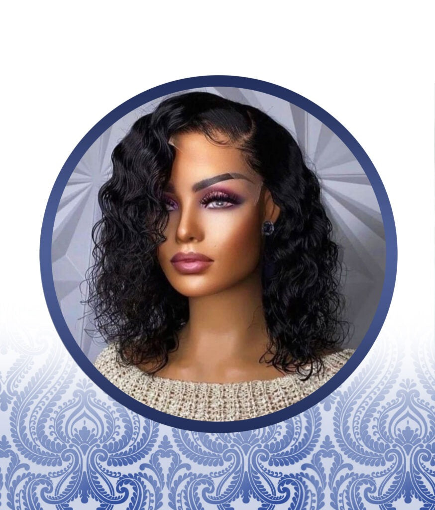12″ Deepwave Side Part Wig