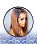 12″ Ombre Coffee Brown Lace Frontal Wig
